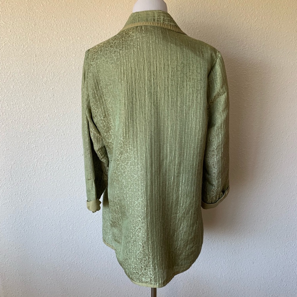 April Cornell Blazer Jacket Button Front Vintage - image 3